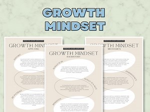 Growth Mindset Worksheets: Time Management, Planner, Digital Download, Printable, Printable Worksheet, Activities, Mental Health - Etsy