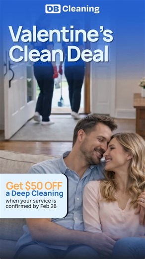 DB Cleaning Services | This Valentine’s Day, care shows in the details. 💙 A clean home is more than comfort, it’s peace of mind. For someone you love, or for... | Instagram