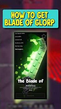 HOW TO GET BLADE OF GLORP IN FISCH ROBLOX