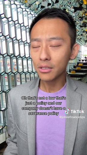 If you get fired you may be eligible for severance and unemployment. But if you get terminated for cause you may not be eligible for either. Check with your company, specific severance policy and verify with unemployment. #unemployment #severance #fired #job #johnsfinancetips