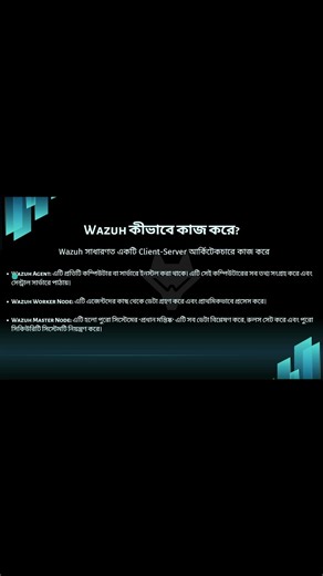 The Architecture Of Wazuh | #SIEM #cybersecurity #chatgpt #linux #viral