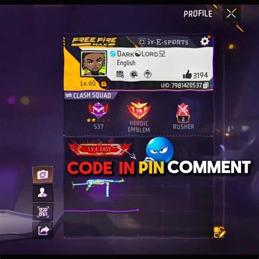 Free Fire Secret Bio Code 💀🤯 1vs4 Easy Secret Bio Code