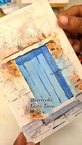 🚪 Transforming Paper into a Rustic Door! ✨ Watch how I use an old credit card to "stamp" perfect rectangles for bricks and create deep, weathered dents for that aged wood texture! 💳🖌️ It’s all about using simple tools to create complex, rustic charm. Do you prefer painting modern buildings or old, rustic scenes like this? 🏠📜 Tell me below! 👇 🚀 Master these quick hacks on Patreon! Want the full real-time tutorial with step-by-step voice-over? Join my Patreon for in-depth lessons on landsca