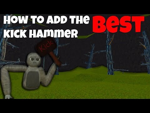 How To Add The BEST KICK HAMMER To Your Gorilla Tag Fan Game!