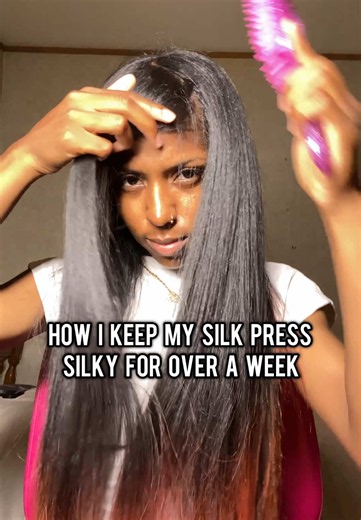 Silk Press Maintenance: How to Keep a Silk Press Smooth for 1 Week