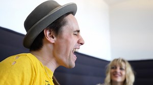 Just Anaïs Mitchell and Reeve Carney geeking out about Orpheus's music 😍 A little over two weeks to catch our original Orpheus on Broadway. | Hadestown