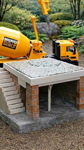 Mini Building Vlog 🔨 | Small House Construction Process #viral