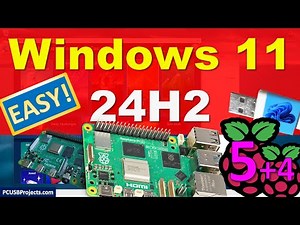 Install Windows 11 24H2 with updates to Raspberry Pi 5 without using a classic PC or a smartphone