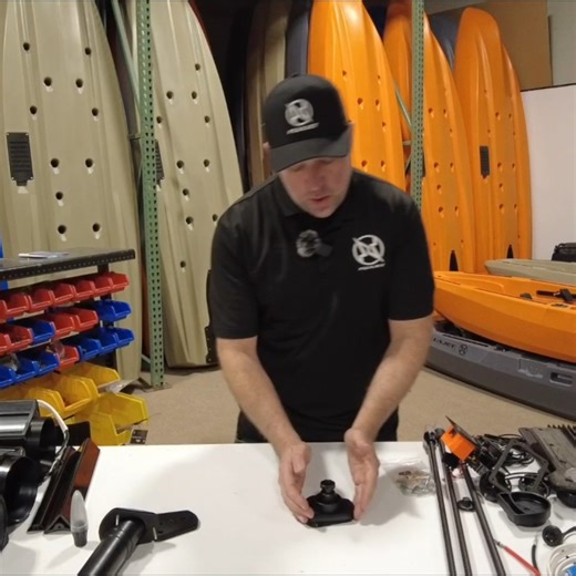 Jason walks through how we solved a common problem in kayaking: mounting electronics and routing cables without drilling holes. It starts with a block-off plate that converts a rod holder into a solid mounting point. From there, a cable pass-through gasket allows wiring to be routed into the kayak cleanly and securely. By modifying the gasket to work with existing rod holders, cables can be passed down alongside the tube without creating new holes. This approach keeps the kayak sealed, serviceab