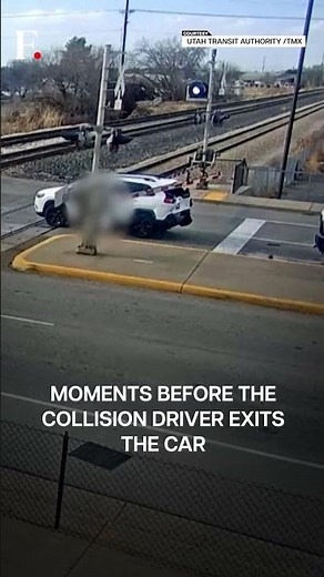Watch: Train Collides With Stuck Car In US' Utah | N18G