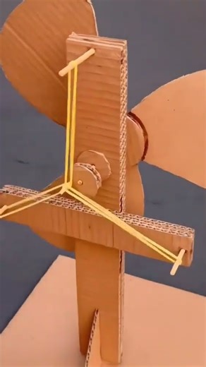 No Energy Needed! Crazy Paper & Rubber Fan Trick 🤯 | DIY Life Hack