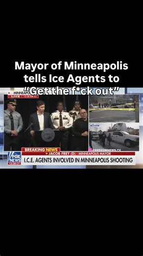 Rebel without a Reason on Instagram: "Mayor Jacob “Twinky” Frye says Ice agents need to get the f*ck out of Minneapolis after a deranged woman obeyed orders to exit her vehicle and attempted to run over an agent. The agent opened fire and killed the woman who immediately crashed into another car."