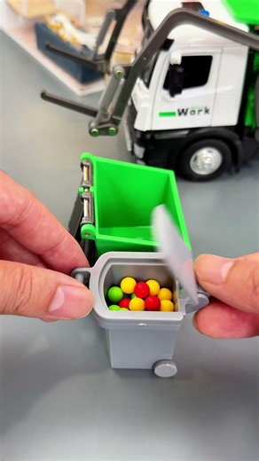 ASMR Satisfying – Garbage Truck Diecast Toy Unboxing & Review #automobile #toys #satisfying