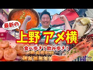 【上野アメ横】グルメ攻略ガイド（生ガキ＆イクラ丼など食べ歩き）
