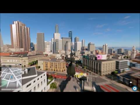 Watch Dogs 2 - Flying a helicopter... with a camera view!