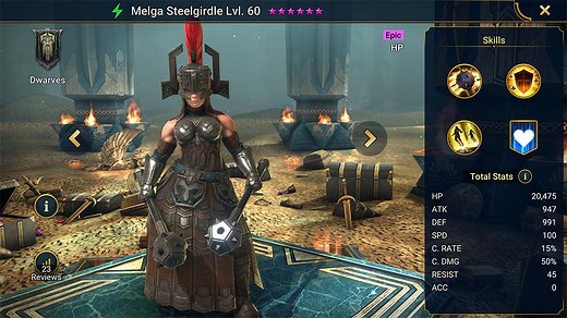 Melga Steelgirdle | Raid Shadow Legends - AyumiLove