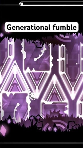 Generational fumble in GD #geometrydash #gd #gaming #geometrydashchallenge