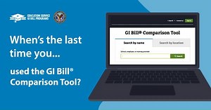 GI Bill® students 🔊 The semester will be over before you know it. Are you ready to register for Spring courses? When preparing for next semester, don’t forget to check out the remaining benefits you have and how you can use them. We encourage you to check in with your School Certifying Official (SCO) throughout the semester on your progress. Find your SCO here: https://www.va.gov/education/gi-bill-comparison-tool/ | The Post-9/11 GI Bill, U.S. Department of Veterans Affairs