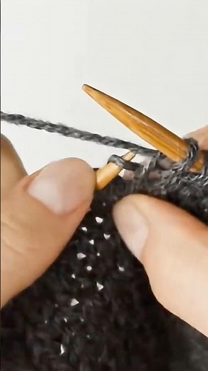 Make 1 Left (M1L) Knit Increase