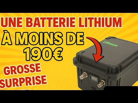 Une batterie lithium pas chère