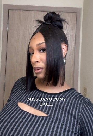 Creative Styling with Miss Bang Ponytail