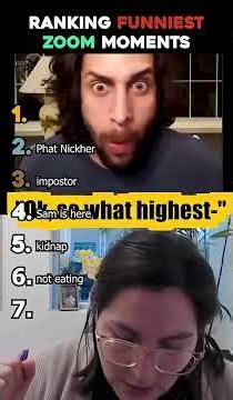 ranking zoom moments 😂