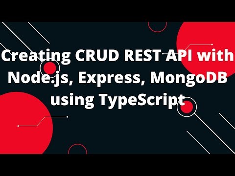 TypeScript with Node.js #14 Creating CRUD REST API with Node.js, Express, MongoDB using TypeScript