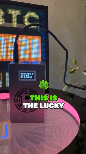 ☘️ Say Hello to the Lucky Miner LV06! At 500 GH/s and 13 Watts, this compact device is designed for simplicity and efficiency. Plug into any power wall outlet, connect to WiFi, and go—no hassle, no fuss. #voltagemining #luckyminer #lv06 | Voltage Mining