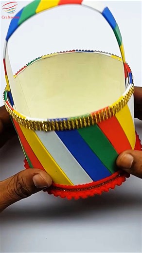 How to Make Paper Basket for easy DIY room decor at home. In this calm, hands-only step by step tutorial, you will learn How to Make Paper Basket using simple materials and neat folding techniques. This paper craft is beginner-friendly and creates a sturdy basket you can use for room decor, desk organization, or gift packing. I focus on clean edges, even spacing, and a smooth finish so the final basket looks neat on camera and in real life. #papercraft #paperbasket #diyroomdecor | Craftsome