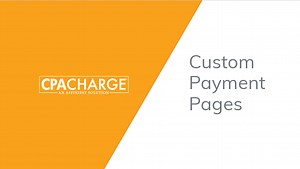 Custom Payment Pages Feature | CPACharge
