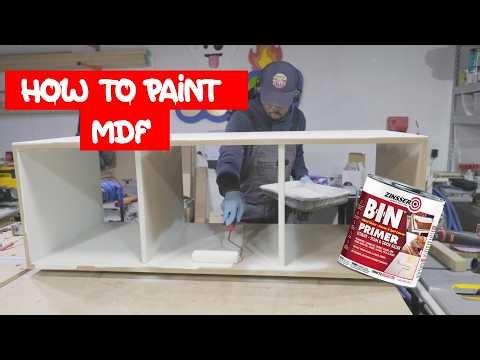 How to paint MDF! Easy!