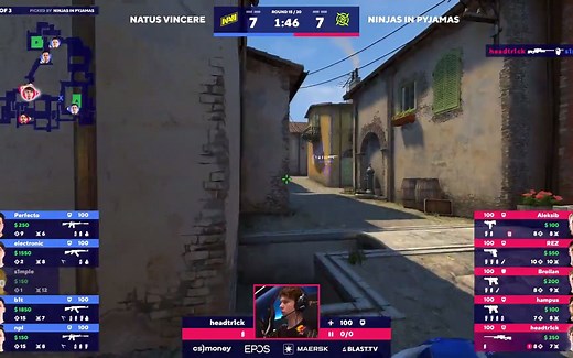 BLAST S1mple 飞柱惨遭对位单杀 吓激灵