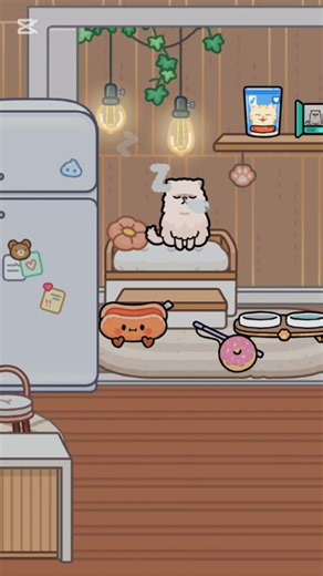 Toca boca aesthetic apartment tour 🤎 #tocaboca