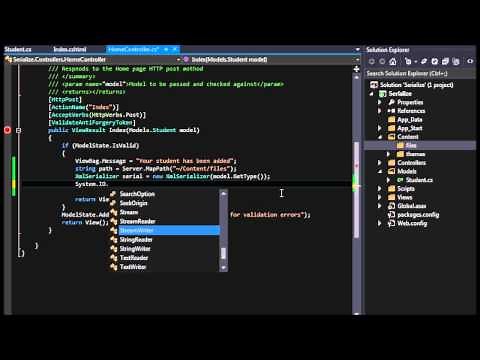 How to: Write Object Data to an XML File (C#)