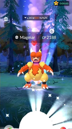 Finally ✨Got My First Hando Magmar In Pokemon Go❤️‍🔥 #pokemongo