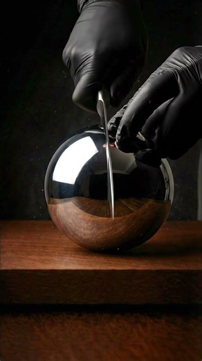 I Cut Open a Mirror Sphere… and Found Plasma Inside ⚡