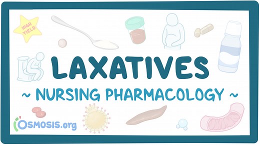 Laxatives: Nursing pharmacology: Video, Causes, & Meaning | Osmosis
