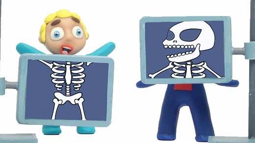 Diana and friends make an x-ray 💗 Play Doh Cartoons For Kids | Doh Motion