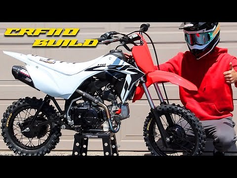INSANE MOD CRF110 PIT BIKE BUILD! Start to Finish Restoration