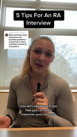 Replying to @Astreha Hope this helped! #ra #residentassistant #ralife #rainterview #interview #interviewtips #collegetips #ratok #reslifetiktok #raideas