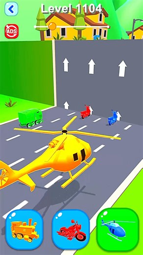 Shape-shifting Lv-1104 Funny Race Gameplay new hyper casual games #shapeshifting #gameplay #shorts