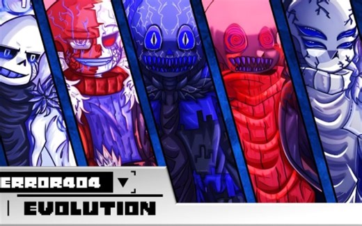 Error404!Sans Evolution [All Forms] | Canon / Fanon / Extra.