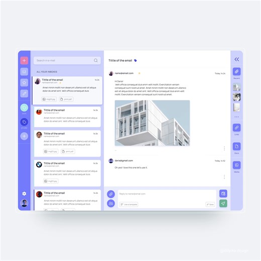 Email App Concept Prototype