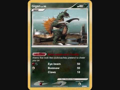 Godzilla pokemon cards