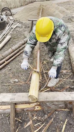 Traditional Craft: Detailed Steps of Hand - scraping Bark