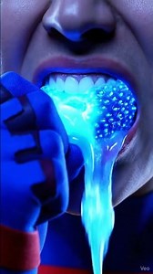 SUPERMAN vs NEON FRUITS — Ultra Realistic ASMR 🍉⚡🦸‍♂️ #asmr #relax #satisfying #mukbang #superman