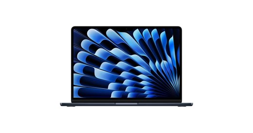 Apple MacBook Air M4 13-inch (2025) – 10-core CPU / 16GB RAM / 512GB SSD / 10-core GPU / macOS Sequoia / English & Arabic Keyboard / Midnight / Middle East Version