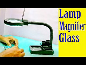 Magnifier glass lamp for mobile phone repairing Microscope for Micro soldering Urdu Hindi Tutorial#9