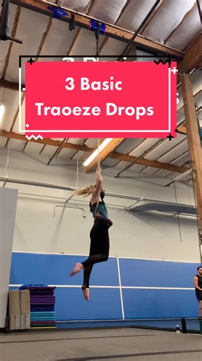 Learn 3 Basic Trapeze Drops for Beginners