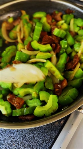 Bitter melon, also called as bitter gourd, #ampalaya - is a unique vegetable with a distinctive bitter taste and a range of potential health benefits. It's used both in culinary dishes and traditional medicine, particularly in regions of Asia, South America, and East Africa. | Mama Sweet and Spice